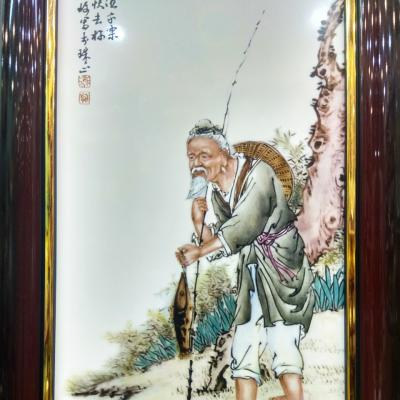 Bộ tranh sứ Câu Cá Vịnh Thơ
